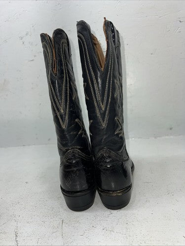 New Women’s Black Texas Brand Cowboy Boots. 72 6.5 6 1/2 C. 18-109