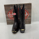 NEW Men’s Dark Brown Lizard Print Authentic Laredo Brand Boot. Size 8.5EW. 2-6.