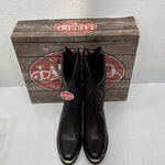 NEW Men’s Dark Brown Lizard Print Authentic Laredo Brand Boot. Size 8.5EW. 2-6.