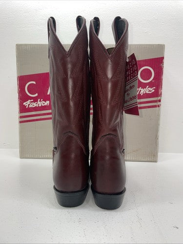 New Women’s Red Capezio Cowboy Boots. L 553 8 M. 16-20