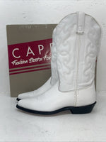 New Women’s White Capezio Cowboy Boots. 226 8 M. 16-81