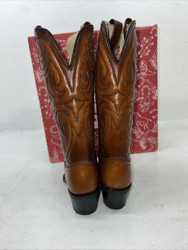 New Women’s Brown Texas Brand Cowboy Boots. L 144 6 M. 20-109