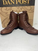 New Women’s Brown Lace Up Acme Cowboy Boots. 6 M. 20-122