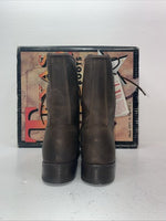 New Women’s Brown Lace Up Texas Brand Cowboy Boots. 4471 8.5 8 1/2 M. 16-96