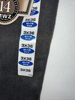 New Girls Gray Cowboy Cut Slim Fit Wrangler Denim Jeans. 3x36 G-7