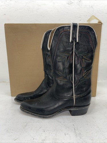 New Women’s Black Texas Imperial Cowboy Boots. 7 M. 18-133