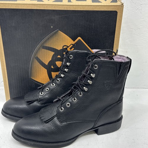 NEW Womens Black Ariat Brand Fashion Western Boot Boots. Sz 9. 15-3.