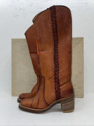 New Women’s Brown Miss Capezio Cowboy Boots. L 333 5 M. 16-71