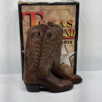 NEW Men’s Brown Texas Brand Western Boot. Size 8D. 2-12.