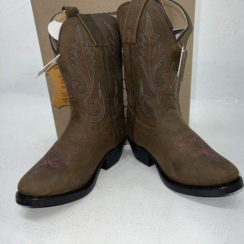 New Children’s Brown Smoky Mountain Cowboy Boots. 3531C 11 D. 24-66