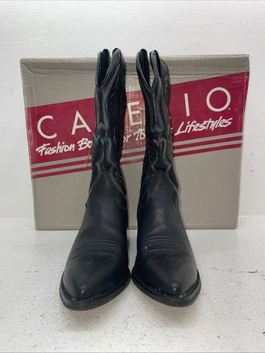 New Women’s Black Capezio Cowboy Boots. L 280 9 M. 15-74