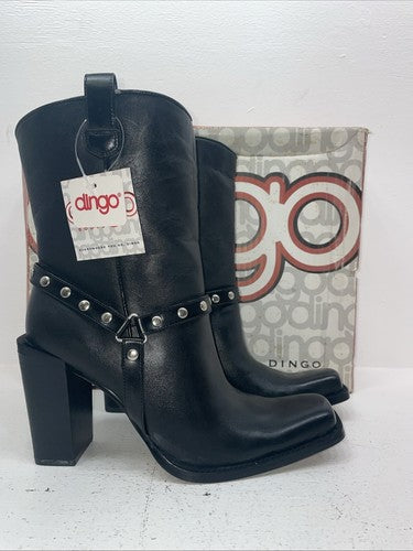 New Women’s Black Dingo Cowboy Boots. D I 02270 8.5 8 1/2 M. 16-115