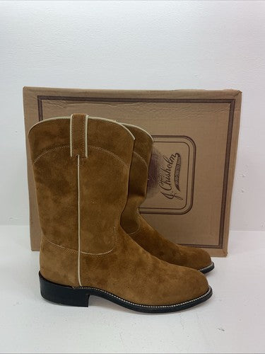 New Women’s Brown J Chisholm Cowboy Boots. L 114 8 M. 16-11