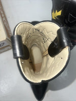 New Children’s Black Bronco Cowboy Boots.  8.5 8 1/2 D 24-10