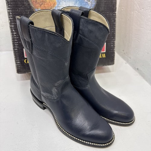 NEW navy Blue Western Boot Texas Brand. Size 4.5D. #1-6