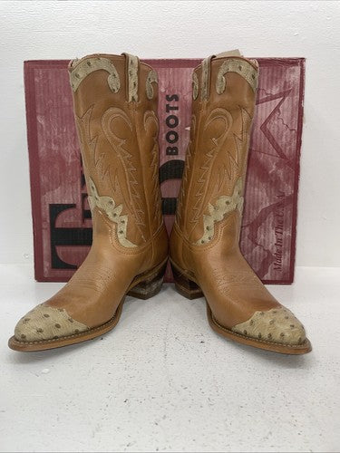 New Women’s Brown Texas Brand Cowboy Boots. L 192 8.5 8 1/2 M. 15-10