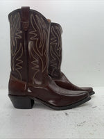 New Men’s Brown Texas Brand Cowboy Boots. 6411 11 D. 9-24