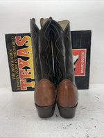 New Men’s Brown Texas Brand Cowboy Boots. 5101 12 E E. 10-63