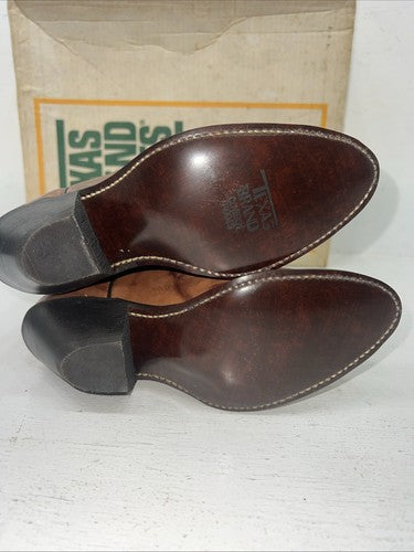New Women’s Brown Texas Brand Cowboy Boots. 4801 5.5 5 1/2 M. 20-59