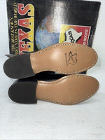 New Women’s Texas Brand Black Cowboy Boots. 4400 6.5 6 1/2 M. 19-43