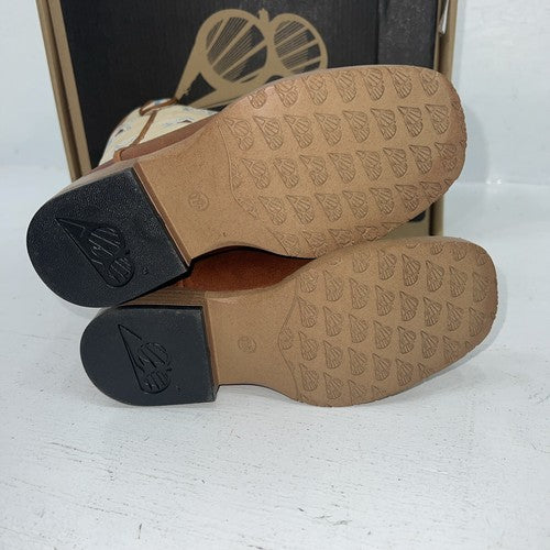 New Children’s Brown DBL Barrel Cowboy Boots. 11.5 11 1/2. 2-101