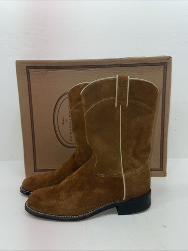 New Women’s Brown J Chisholm Cowboy Boots. L 114 8 M. 16-11