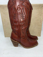 New Women’s Red Capezio Cowboy Boots. L 535 6.5 6 1/2 M. 19-67