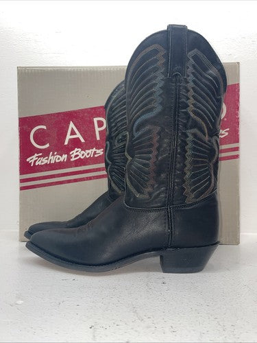 New Women’s Black Capezio Cowboy Boots. L 280 8.5 8 1/2 M. 16-98