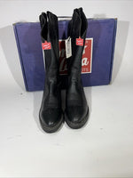 New Men’s Western Boots. Black Dominion Color Boot. 9.5 Size. 7-8
