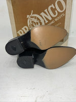 New Children’s Black Bronco Cowboy Boots. C1860 12 D. 24-123