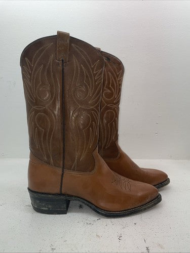 New Men’s Brown Texas Brand Cowboy Boots. 50 12 D. 10-28