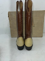 New Women’s Brown Tony Lama Cowboy Boots. 270 7 B. 18-31