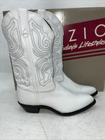 New Women’s White Capezio Cowboy Boots. L 407 7.5 7 1/2 M. 17-17