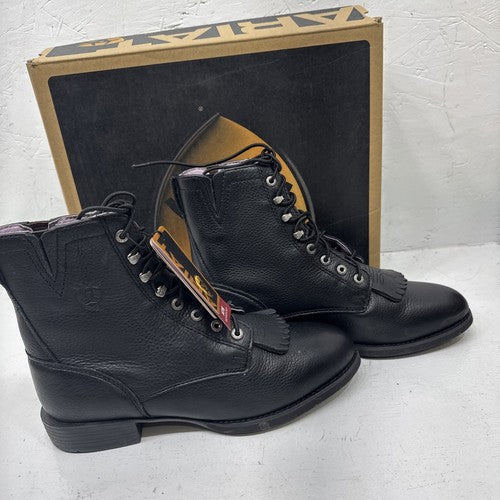 NEW Womens Black Ariat Brand Fashion Western Boot Boots. Sz 9. 15-3.