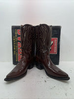 New Men’s Brown Texas Brand Cowboy Boots. 6411 11.5 11 1/2 D. 9-14