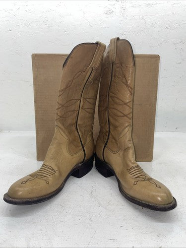 New Women’s Brown Sanders Cowboy Boots. 3460 8 A. 18-104