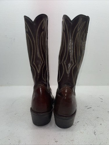 New Men’s Brown Texas Brand Cowboy Boots. 6411 11 D. 9-24