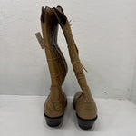 NEW Sanders Western Tan Cowboy Boots, Men 7D. 1-16