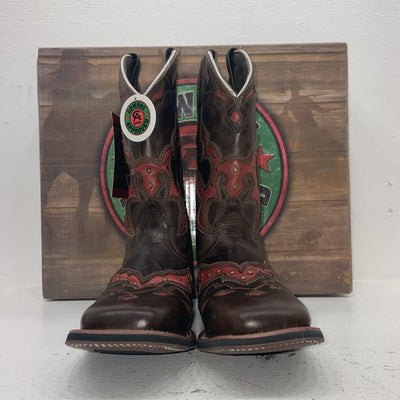 New Women’s Brown Laredo Cowboy Boots. 5675 9.5 9 1/2 M. 15-147