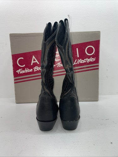 New Women’s Black Capezio Cowboy Boots. L 280 9 M. 15-93