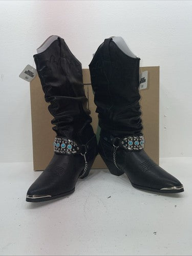 New Women’s Black Smoky Mountain Cowboy Boots. 6301 9 M. 15-95