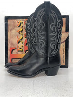 New Women’s Black Texas Brand Cowboy Boots. 4970 8.5 8 1/2 M. 15-22