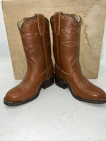 New Children’s Brown Texas Brand Cowboy Boots. 10 D. 24-46