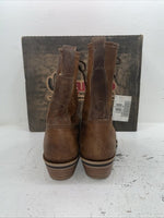 New Men’s Brown Lace Up Cowboy Boots. 28 6045 13 E E. 10-50