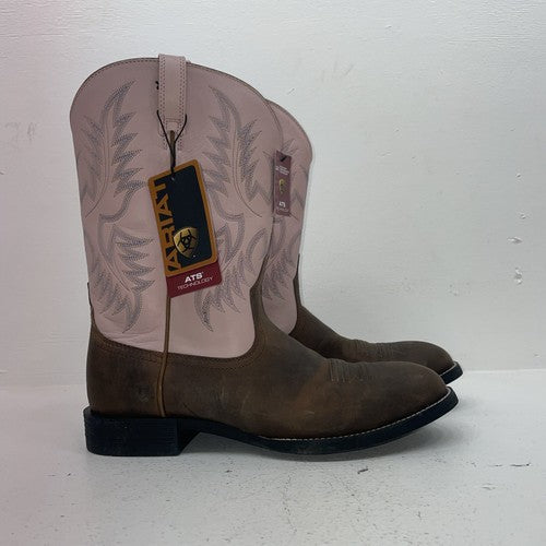 New Women’s Pink Ariat Cowboy Boots. 10001603 10 B. 15-121