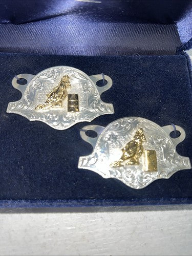 New Women’s Montana Silversmiths Kiltie With Barrel Racer Gold/silver K4BL  A-3