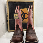 New Pink And Brown Ariat Boots Women’s Size 7B        18-2