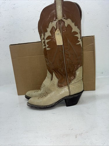 New Women’s Tan The Sanders Cowboy Boots. 5.5 5 1/2 B. 20-53