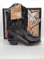 New Women’s Cherry Black Texas Brand Cowboy Boots. 4003 9 M. 15-112