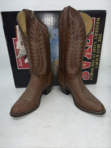 New Women’s Brown Texas Brand Cowboy Boots. 4501 7 M. 18-23